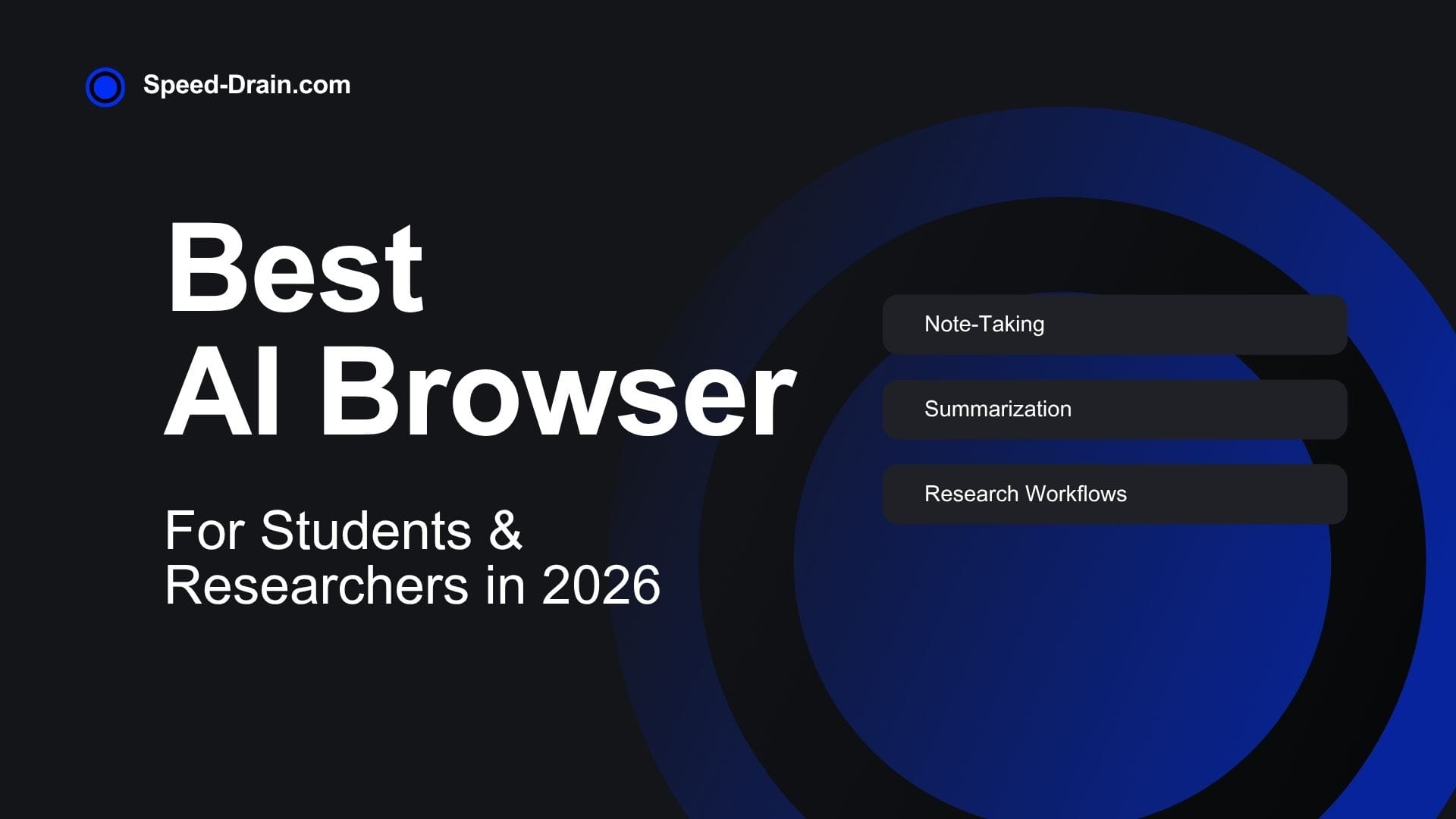 Best AI Browser for Students and Researchers in 2026