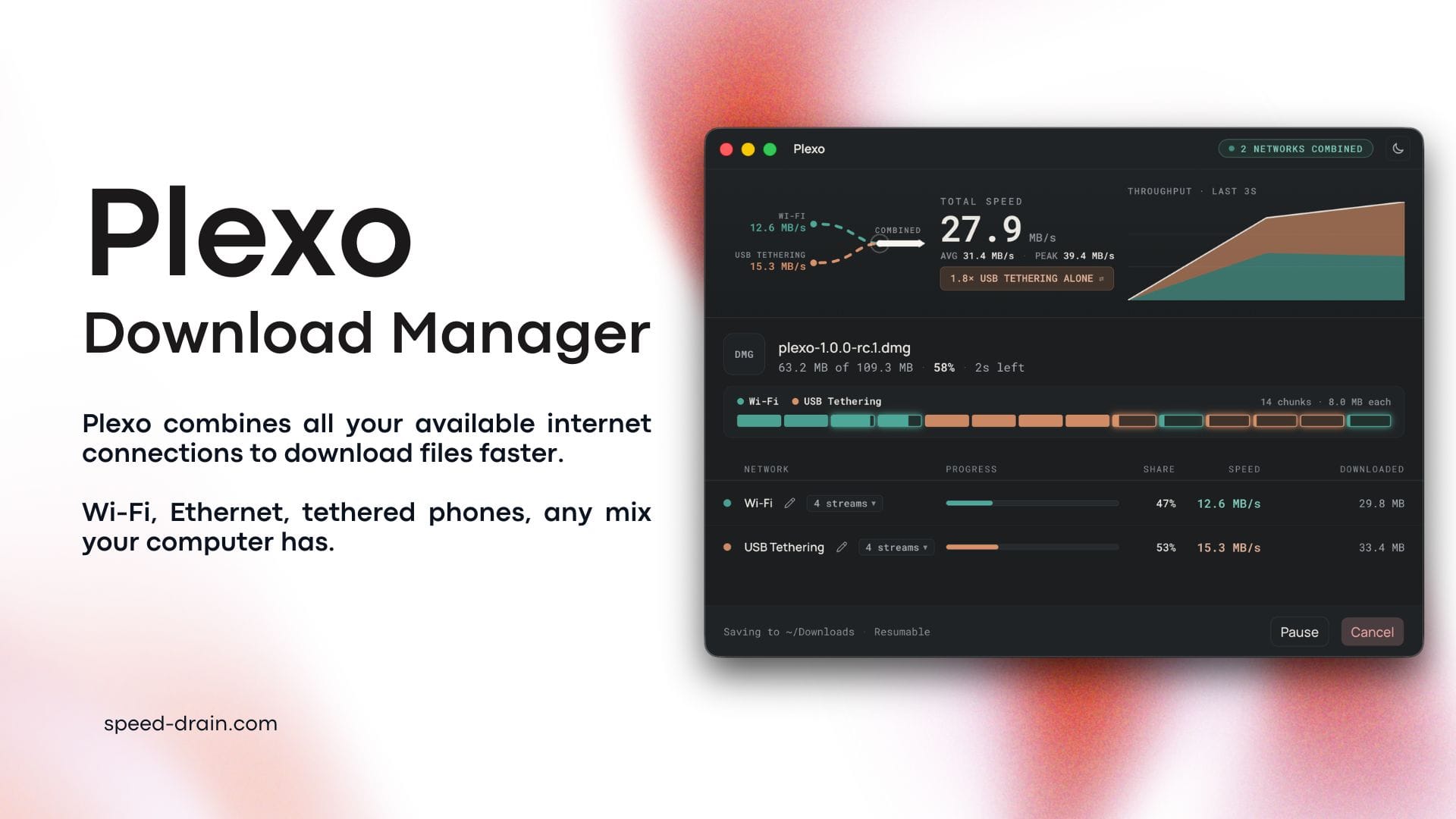 Plexo Download Manager: How to Combine Multiple Internet Connections for Faster Downloads